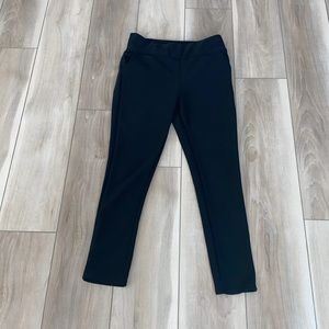 VGUC Stretch Yoga Comfortable Black Pants with Pockets Size L Large Juniors